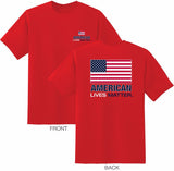 American Lives Matter Short Sleeve Flag T-Shirt